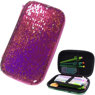 Sacchetto duro di cuoio della matita di caso del PVC EVA Pencil Case 1800D Polyeste dell'unità di elaborazione