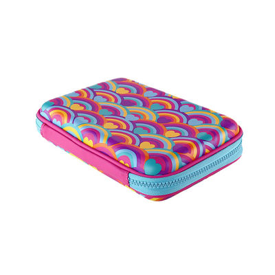 Cassa per matite EVA personalizzata Portable Zipper Design Lightweight Durable Reusable Eco Friendly Stationery Storage Bag per bambini e studenti