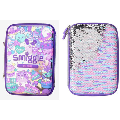 Cassa di matita EVA personalizzata con caratteristiche impermeabili a prova di urti tasca a maglia e embossing embossing opzioni del logo della piastra metallica