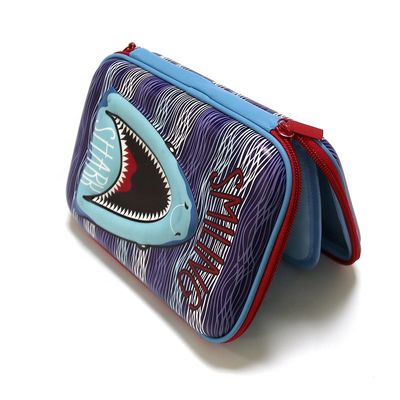 L'OEM 3D su ordinazione tocca EVA Pencil Case Debossing Logo 22x15x4.5cm