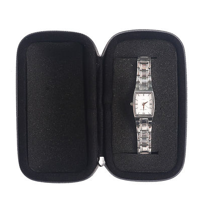 Singola chiusura lampo di lusso di cuoio portatile di EVA Watch Case 14.5*8*6 cm