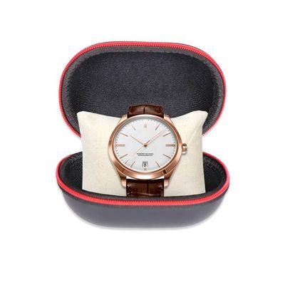 Colore EVA Zipper Watch Case Fabric di cuoio di Pantone che incide logo