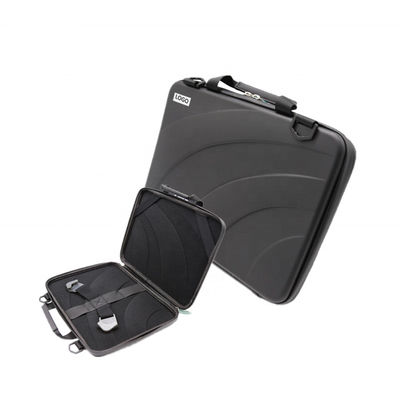 Scaffale per portatile a prova di urto in PU nero EVA per Macbook Air EVA Scaffale per portatile a prova di urto in PU nero EVA