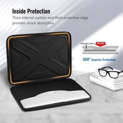 Cassa a manica dura per portatile da 13 pollici impermeabile a scosse protettivo per portatile Computer Cover Sacchetto per MacBook da 13,3&quot;