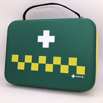 Kit di primo soccorso di grado medico con custodia EVA a guscio rigido con cinghia a maglia e zip metallo per la conservazione sicura