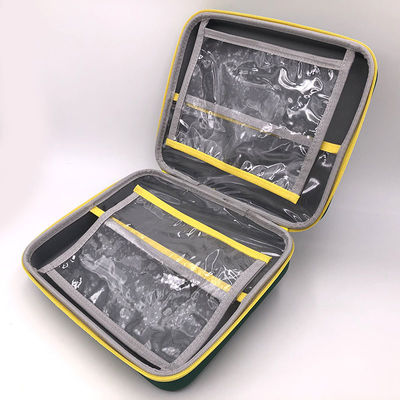 Kit di primo soccorso di grado medico con custodia EVA a guscio rigido con cinghia a maglia e zip metallo per la conservazione sicura
