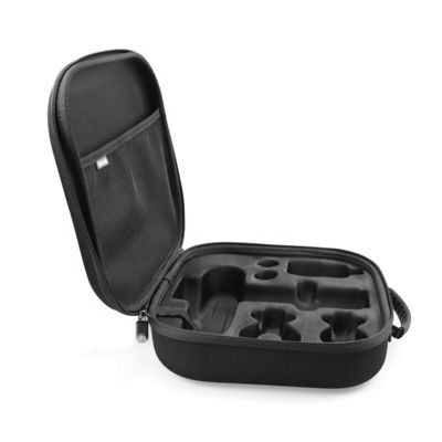 Logo EVA Massage Gun Carrying Case di stampa di seta nero urta la prova