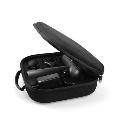 Logo EVA Massage Gun Carrying Case di stampa di seta nero urta la prova
