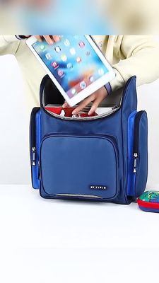 Sacchetto scolastico impermeabile 600D Polyester Nylon Pu Leather