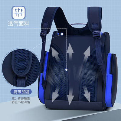 Sacchetto scolastico impermeabile 600D Polyester Nylon Pu Leather