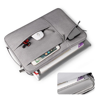 Custodia per laptop EVA impermeabile antiurto in poliestere 600D, misura personalizzata, materiale in neoprene con tasca con cerniera per MacBook Air 13 pollici
