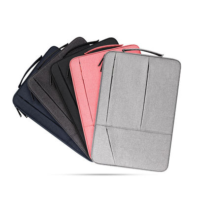 Custodia per laptop EVA impermeabile antiurto in poliestere 600D, misura personalizzata, materiale in neoprene con tasca con cerniera per MacBook Air 13 pollici