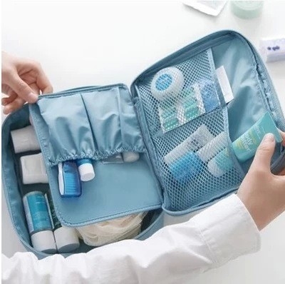 Lo stoccaggio cosmetico della doppia di viaggio degli uomini delle signore borsa del lavaggio multifunzionale impermeabilizza