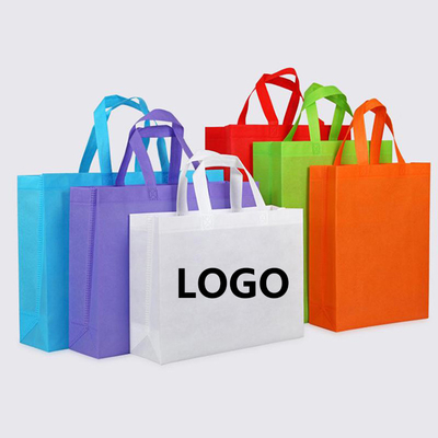 La borsa riciclata di Tote Non Woven Fabric Shopping ha personalizzato riutilizzabile con il logo