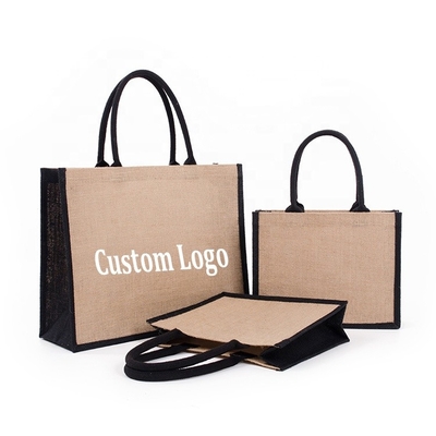 Ricicli la tela organica normale Tote Bag Reusable Custom Printed del cotone con il logo